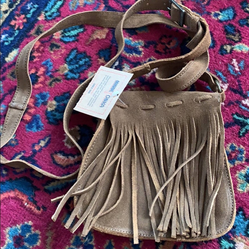 Minnetonka leather satchel
